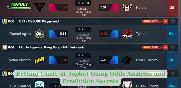 Betting Guide at Topbet Using Odds Analysis and Prediction Secrets