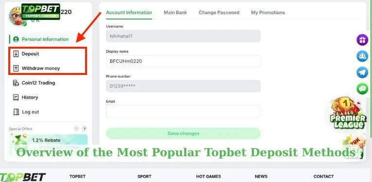 Overview of the Most Popular Topbet Deposit Methods