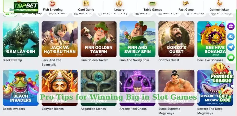 Pro Tips for Winning Big in Slot Games