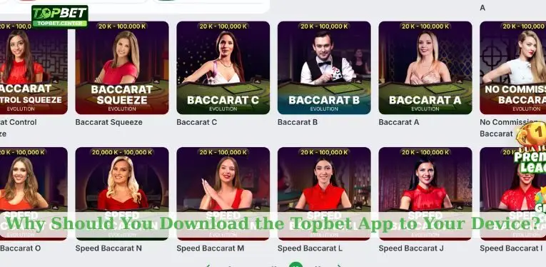 Why Should You Download the Topbet App to Your Device?